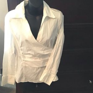 White cotton blouse